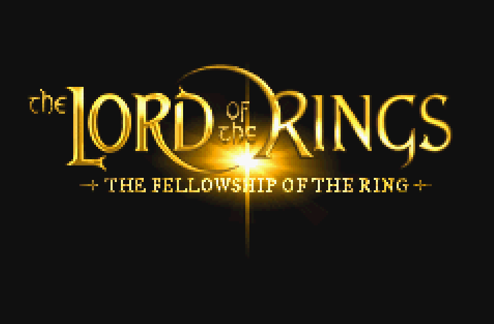 Lord of the Rings The Fellowship of the Ring Title Screen